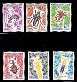 Фауна Фауна ^/--/^ Фауна  ТААФ / TAAF  1972 г MNH - М 71-73 и 78-80 ^_^^^ NM Фауна ТААФ / TAAF 1972 р MNH - М 71-73 і 78-80 - фото фото фото