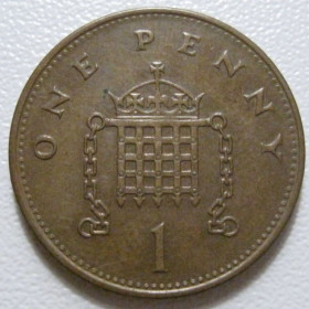 Єлизавета II (після ) Елизавета II (после ) ^/--/^ Велика Британія 1 пенні 1992 року Магнітна 43079 ^_^^^ Великобритания 1 пенни 1992 года Магнитная 43079 - фото фото фото