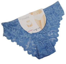 Труси Трусы ^/--/^ Кружевные трусики Finella 82816 L синие ^_^^^ Кружові трусики Finella 82816 L сині - фото фото фото