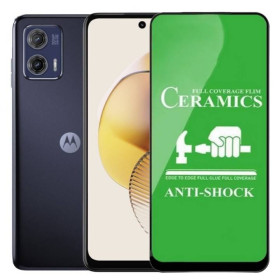 Чохли, бампера Чехлы, бампера ^/--/^ Захисне скло-плівка Fiji Ceramics для Motorola G /--/ 73 5 /--/ G повна проклейка чорний ^_^^^ Защитное стекло-пленка Fiji Ceramics для Motorola G /--/ 73 5 /--/ G полная проклейка черный - фото фото фото