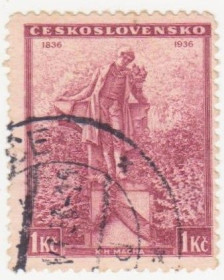 Чехословаччина Чехословакия ^/--/^ Чехословакия  1936 г № 336 гашеная ^_^^^ Чехословаччина 1936 р. No 336 гашена - фото фото фото