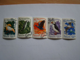 СРСР - СССР - ^/--/^ СССР, Михель 2009, 4506-4510, Заповедники СССР. ^_^^^ СРСР, Міхель 2009, 4506-4510, Заповідники СРСР. - фото фото фото