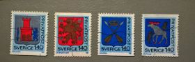 Скандинавія Скандинавия ^/--/^ Швеция Герб 1981 ^_^^^ Швеція Герб 1981 - фото фото фото