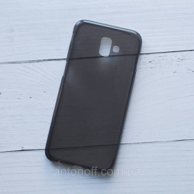 Зарядні пристрої Зарядные устройства ^/--/^ Чохол для Samsung Galaxy J /--/ 6 Plus 2018 (J /--/ 610) силіконовий, прозорий, сірий ^_^^^ Чехол Samsung J /--/ 610 /--/ F Galaxy J /--/ 6 Plus 2018 серый силиконовый - фото фото фото