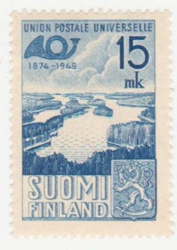 Скандинавія Скандинавия ^/--/^ Финляндия 1949 г. № 384 * ^_^^^ Фінляндія 1949 р. No 384* - фото фото фото