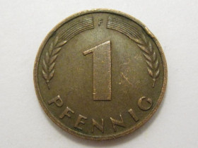 НДР, ФРН ГДР, ФРГ ^/--/^ Германия - ФРГ 1 пфенниг 1950 года F 3 /--/ П /--/ 1150 ^_^^^ Германия — ФРГ 1 пфенниг 1950 года F 3 /--/ П /--/ 1150 - фото фото фото