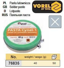 Інші інструменти Другие инструменты ^/--/^ Паста для паяния Cynel 40 грамм VOREL-76835 ^_^^^ Польща Cynel 40 грам VOREL-76835 - фото фото фото