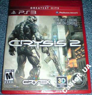 Диски з відеоіграми Диски с видеоиграми ^/--/^ Crysis 2  (Greatest Hits) новая PS /--/ 3 Playstation 3 ^_^^^ Crysis 2 (Greatest Hits) нова PS /--/ 3 Playstation 3 - фото фото фото