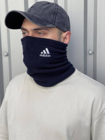 Зимові головні убори Зимние головные уборы ^/--/^ Баф флисовый синий Adidas ^_^^^ Флісовий синій Adidas - фото фото фото
