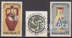 Греція Греция ^/--/^ Греция 1976 Европа СЕРТ искусство ремесло Mi 1232-1234 MNH ^_^^^ Греція 1976 Європа СЕРТ мистецтво ремесло Mi 1232-1234 MNH - фото фото фото