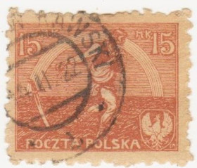 Польща Польша ^/--/^ Польша 1921 г №  126 гашеная ^_^^^ Польща 1921 р. No 126 гашена - фото фото фото
