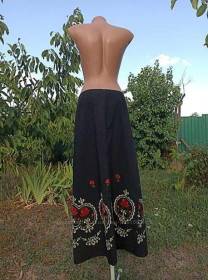 Спідниці Юбки ^/--/^ Тепленька красива спідниця-максі з вишивкою ^_^^^ Тепленькая красивая юбка-макси с вышивкой - фото фото фото