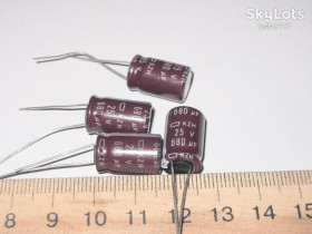 Конденсатори Конденсаторы ^/--/^ Конденсатор NIPPON CHEMI-CON 680 /--/ мкФ 25 /--/ В 680 /--/ uF 25 /--/ V 105 /--/ С        (1 /--/ шт - лот) ^_^^^ Конденсатор NIPPON CHEMI-CON 680 /--/ мкФ 25 /--/ В 680 /--/ uF 25 /--/ V 105 /--/ С (1 /--/ шт - лот) - фото фото фото