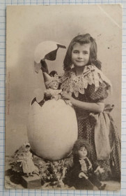 Листи, фото Письма, фото ^/--/^ Поштова картка листівка Світлого Великодня 1902 Франція St /--/ 09 ^_^^^ Почтовая карточка открытка Светлого Пасхи 1902 Франция St /--/ 09 - фото фото фото