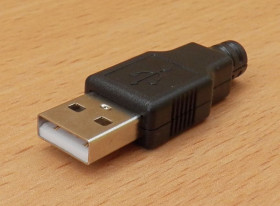Порти, роз'єми Порты, разъемы ^/--/^ Штекер USB A розбірний NEW ^_^^^ Штекер USB A NEW - фото фото фото