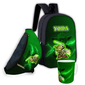 Рюкзаки, сумки Рюкзаки, сумки ^/--/^ Набор детский Yoda Star Wars рюкзак 36 /--/ х /--/ 27 /--/ см сумка-бананка,кружка с принтом для мальчика (01655) ^_^^^ Набір дитячий Yoda Star Wars рюкзак 36 /--/ х /--/ 27 /--/ см сумка-бананка,гуртка з принтом для хлопчика (1664) - фото фото фото