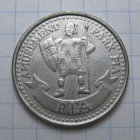 Інше Другое ^/--/^ Жетон - Amusement park Pia - Вага 4,85 /--/ г - 42985 ^_^^^ Жетон - Amusement park Pia - Вес 4,85 /--/ г - 42985 - фото фото фото