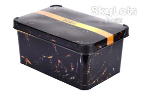 Інший посуд Другая посуда ^/--/^ Контейнер для хранения с крышкой 5 л Decor Marble Black Violet House 0646 ^_^^^ Контейнер для зберігання з кришкою 5 л Decor Marble Black Violet House 0646 - фото фото фото