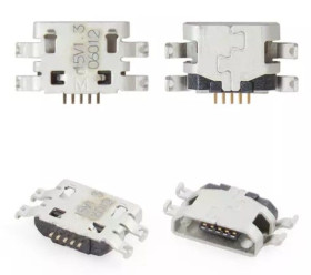 Мікросхеми Микросхемы ^/--/^ Конектор зарядки для Microsoft  (Nokia) 435 Lumia, 5 pin, micro-USB тип-B ^_^^^ Коннектор зарядки для Microsoft (Nokia) 435 Lumia, 5 pin, micro-USB тип-B - фото фото фото