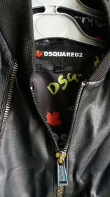 Пуховики Пуховики ^/--/^ DSQUARED /--/ 2 ЯРКАЯ черная куртка женская ^_^^^ DSQUARED /--/ 2 Яскрава чорна куртка жіноча - фото фото фото