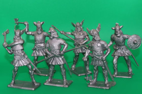 Фігурки, солдатики Фигурки, солдатики ^/--/^ ВІКІНГИ викинги CHERILEA 60-65 /--/ мм повний набір  ВЕЛИКОБРИТАНІЯ ^_^^^ ВИКИНГИ ВЫКИНГИ CHERILEA 60-65 /--/ мм полный набор ВЕЛИКОБРИТАНИЯ - фото фото фото