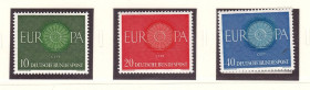 НДР, ФРН ГДР, ФРГ ^/--/^ Германия  1960 г  MNH  - EUROPA CEPT - ^_^^^ Німеччина 1960 MNH - EUROPA CEPT - фото фото фото