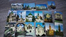 СРСР СССР ^/--/^ Набор открыток Львов  Открытка Львів 15 /--/ шт ^_^^^ Львов Открытка Львов 15 /--/ шт - фото фото фото