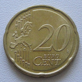Сучасні c  року Современные c  года ^/--/^ Німеччина 20 євроцентів 2020 року F #38976 ^_^^^ Германия 20 евроцентов 2020 года F #38976 - фото фото фото