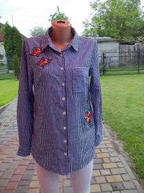 Блузки, сорочки Блузки, рубашки ^/--/^ Prom    (  44 / 46 р ) NEW LOOK Женская рубашка блузка Оригинал НОВАЯ ^_^^^ Prom ( 44 / 46 р ) NEW LOOK Жіноча сорочка блузка Оригінал НОВА - фото фото фото