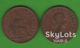 Єлизавета II (до ) Елизавета II (до ) ^/--/^ 1 пенни Великобритания 1967 ^_^^^ 1 Пенні Велика Британія 1967 - фото фото фото