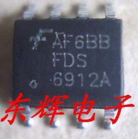 Інші комплектуючі Другие комплектующие ^/--/^ Mosfet, Dual N-Channel FDS /--/ 6912 /--/ A SOP /--/ 8_30 /--/ V_6 /--/ A - фото фото фото