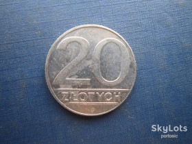 - року - года ^/--/^ Монета 20 злотых Польша 1990 ^_^^^ Монета 20 злотих Польща 1990 - фото фото фото