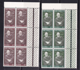 Ірландія Ирландия ^/--/^ Ирландия  1968 г  MNH - шестиблоки ^_^^^ 1968 — Ірландія — шестиблоки - фото фото фото
