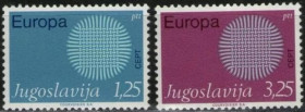 Інше Другое ^/--/^ Югославия Европа СЕПТ 1970 ^_^^^ Югославія Європа СЕПТ 1970 - фото фото фото