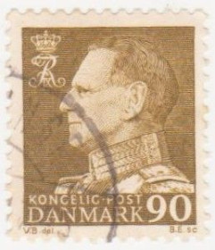 Балтійські країни Балтийские страны ^/--/^ Дания   1961 г. №  402 гашеная ^_^^^ Данія 1961 р. No 402 гашена - фото фото фото