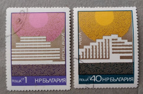 Балканський півострів Балканский полуостров ^/--/^ Болгария 1972 г - Курорты на Черном море, 4 шт  (см.фото) ^_^^^ Болгарія 1972 р - Курорти на Чорному морі, 4 шт (див. фото) - фото фото фото