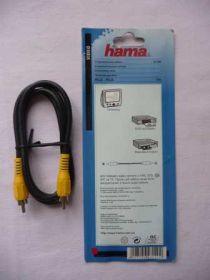 Кабелі, адаптери Кабели, адаптеры ^/--/^ Кабель соединительный HAMA RCA-RCA 1 /--/ м ^_^^^ Кабель з'єднувальний HAMA RCA-RCA 1 /--/ м - фото фото фото