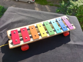 Інше Другое ^/--/^ * Винтажный ксилофон Fisher-Price Pull-A-Tune великобритания ^_^^^ Гвинтажний ксилофон Fisher-Price Pull-A-Tune - фото фото фото