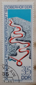 Спорт Спорт ^/--/^ ГДР 1973 г -  XV чемпионат мира по санному спорту в Обсрхофе ^_^^^ НДР 1973 р - XV чемпіонат світу з санного спорту в Обсрхофі - фото фото фото