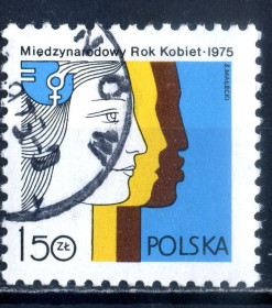 Польща Польша ^/--/^ Польша. Международный год женщин  (серия) 1975 г. ^_^^^ Польща. Міжнародний рік жінок (серія) 1975 - фото фото фото