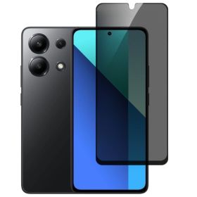 Чохли, бампера Чехлы, бампера ^/--/^ Захисне скло Fiji Privacy для Xiaomi Redmi Note 13 антишпигун Anti-peeping повна проклейка чорний - фото фото фото