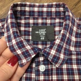 Блузки, сорочки Блузки, рубашки ^/--/^ Рубашка Logg by H&amp;M,р,74,хлопок,Бангладеш ^_^^^ Logg by H&amp;M,р,74, бавовна,Бангладеш - фото фото фото