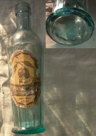 Пляшки Бутылки ^/--/^ СССР бутылка из под оливкового масла, 400 грамм, 1952 год ^_^^^ СРСР пляшка з під оливкової олії, 400 грам, 1952 - фото фото фото