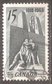 Північна Америка Северная Америка ^/--/^ Канада 1968 Sc.486 used 50 лет окончания 1-й мировой войны ^_^^^ Канада 1968 Sc.486 used 50 років закінчення Першої світової війни - фото фото фото