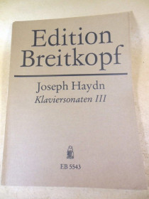 Видання - р. Издания - гг. ^/--/^ Edition Breitkopf. Joseph Haydn. Klaviernoten III - фото фото фото