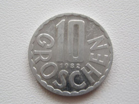 Австрія Австрия ^/--/^ Австрия 10 грошей 1982 года 19944 ^_^^^ Австрія 10 грошей 1982 19944 - фото фото фото