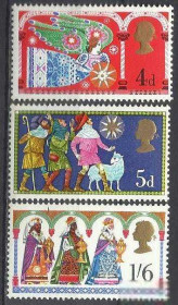 Великобританія Великобритания ^/--/^ Великобритания 1969 Рождество живопись религия 3 /--/ м. ^_^^^ Великобританія 1969 Різдво живопис релігія 3 /--/ м. - фото фото фото
