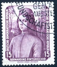 Мистецтво Искусство ^/--/^ ГДР. Портрет (15 Pf) 1955 г. ^_^^^ НДР. Портрет (15 Pf) 1955 - фото фото фото