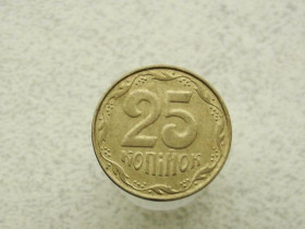 Обігові Обиходные ^/--/^ 25 копійок 2011 рік Україна  (160) ^_^^^ 25 копеек Украина 2011 год (160) - фото фото фото