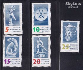 НДР, ФРН ГДР, ФРГ ^/--/^ ГДР 1960 г MNH - фарфор - посуда ^_^^^ НДР 1960 MNH - фарфор - посуд - фото фото фото